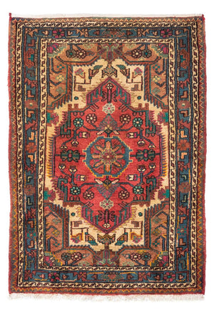 Alfombra persa - Nómada - 120 x 85 cm - rojo
