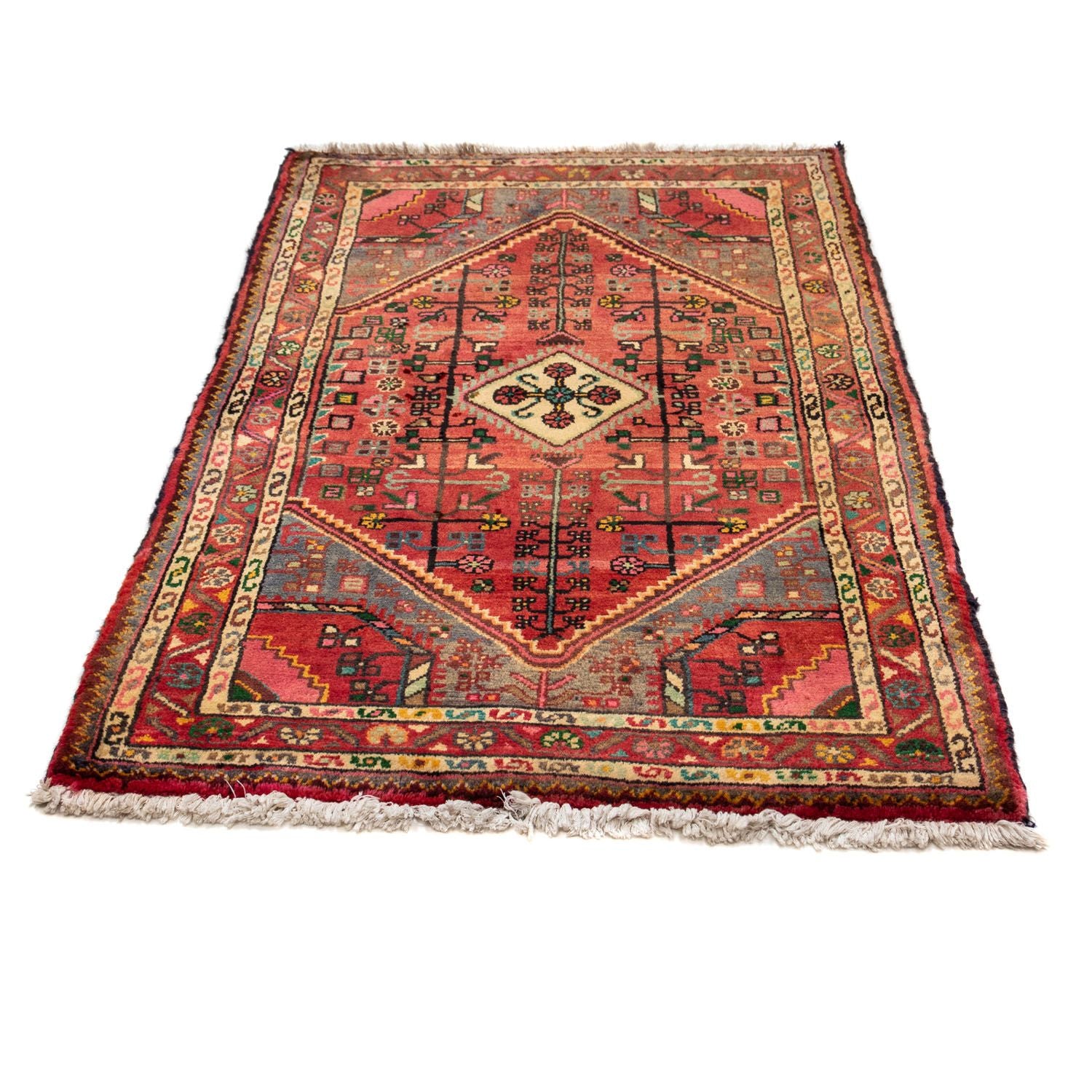 Alfombra persa - Nómada - 140 x 82 cm - rojo