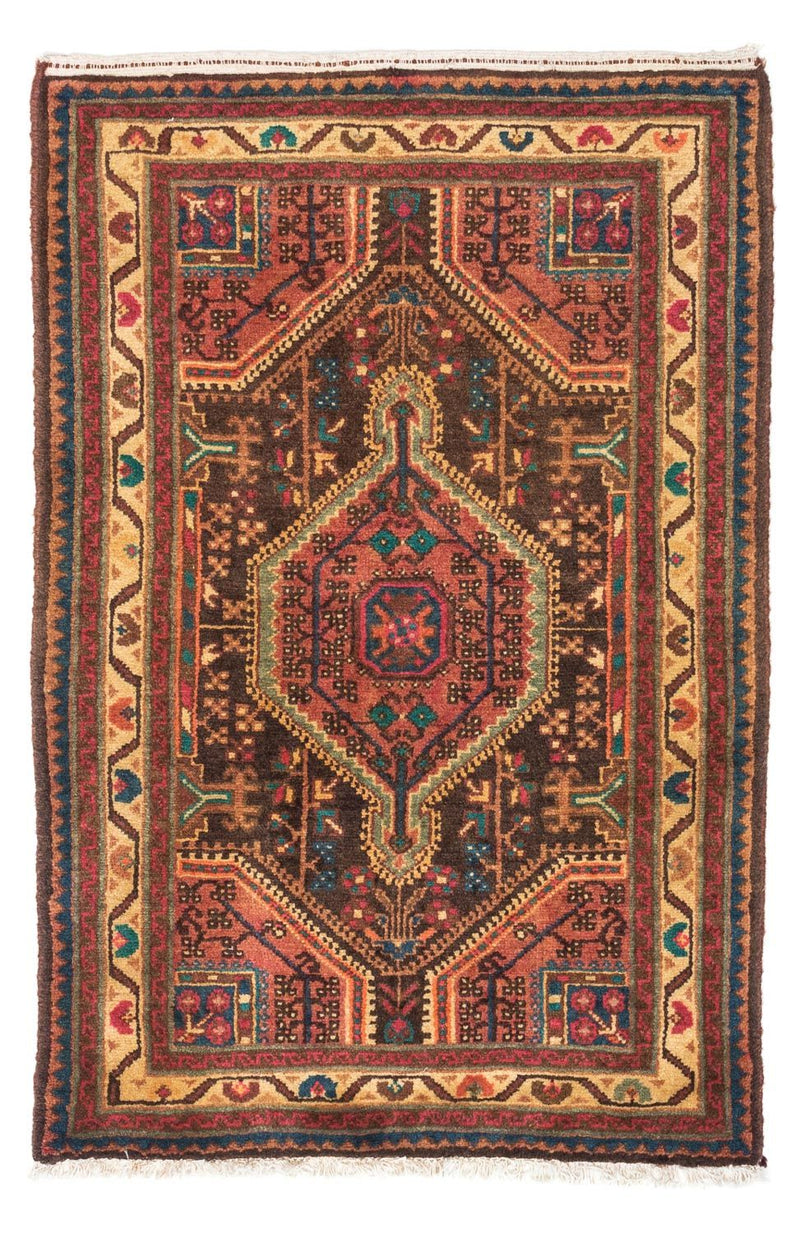 Alfombra persa - Nómada - 120 x 80 cm - rojo claro