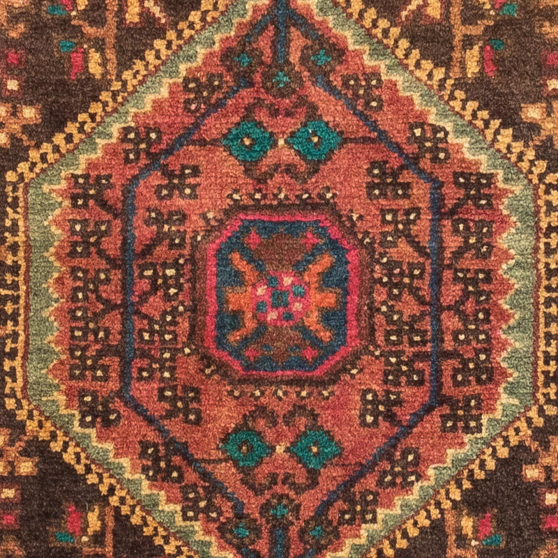Alfombra persa - Nómada - 120 x 80 cm - rojo claro
