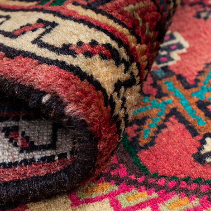 Alfombra persa - Nómada - 125 x 85 cm - rojo claro