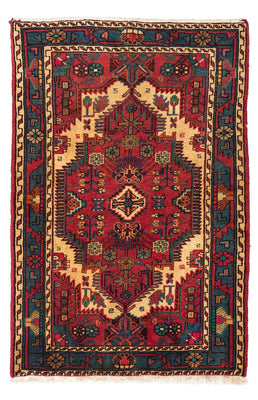 Alfombra persa - Nómada - 122 x 84 cm - rojo