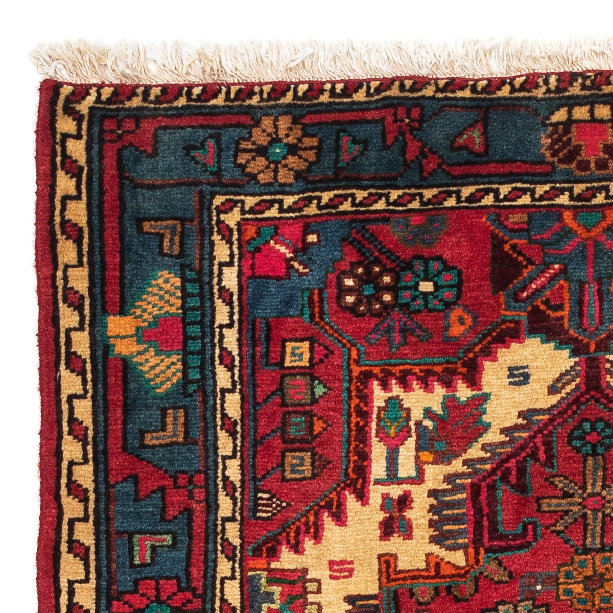 Alfombra persa - Nómada - 122 x 84 cm - rojo