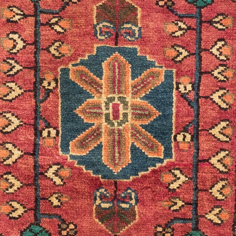 Alfombra persa - Nómada - 138 x 92 cm - rojo