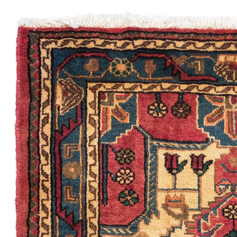Alfombra persa - Nómada - 138 x 92 cm - rojo