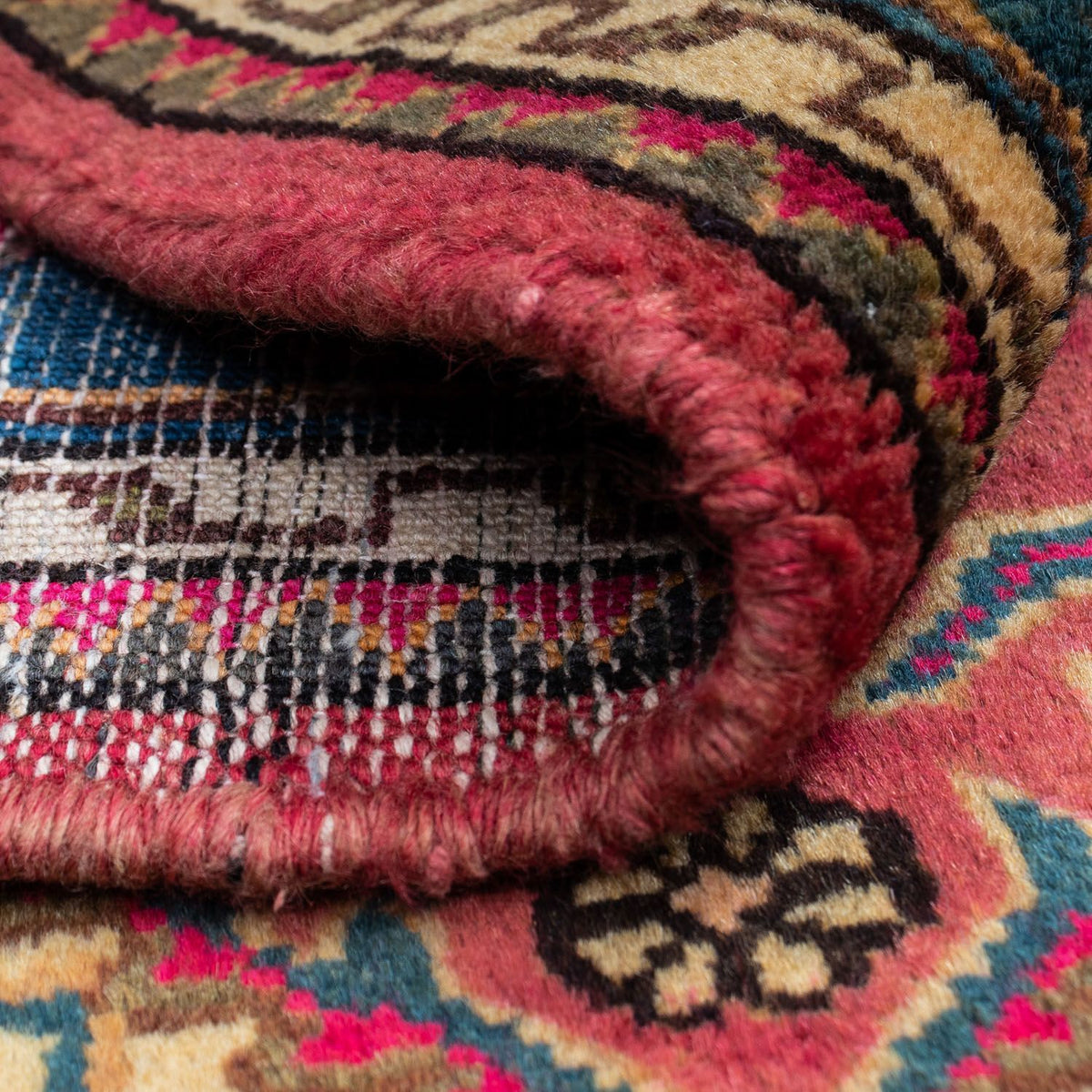 Alfombra persa - Nómada - 138 x 92 cm - rojo