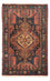Alfombra persa - Nómada - 126 x 80 cm - rojo claro