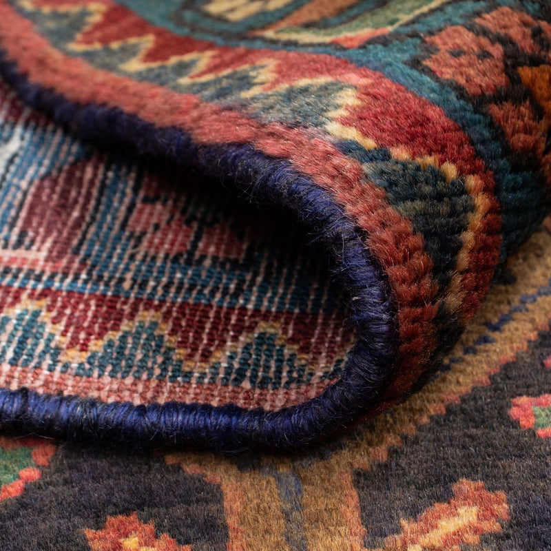 Alfombra persa - Nómada - 126 x 80 cm - rojo claro