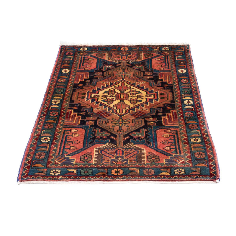 Alfombra persa - Nómada - 126 x 80 cm - rojo claro