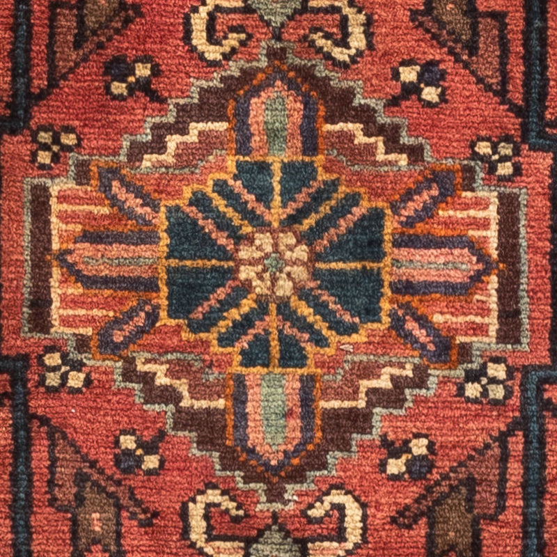 Alfombra persa - Nómada - 129 x 78 cm - rojo claro