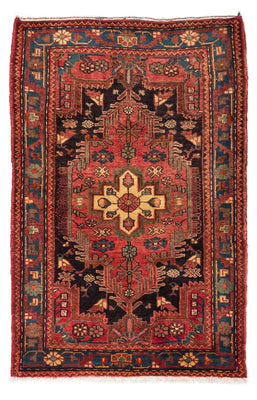 Alfombra persa - Nómada - 130 x 84 cm - rojo