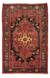 Alfombra persa - Nómada - 130 x 84 cm - rojo