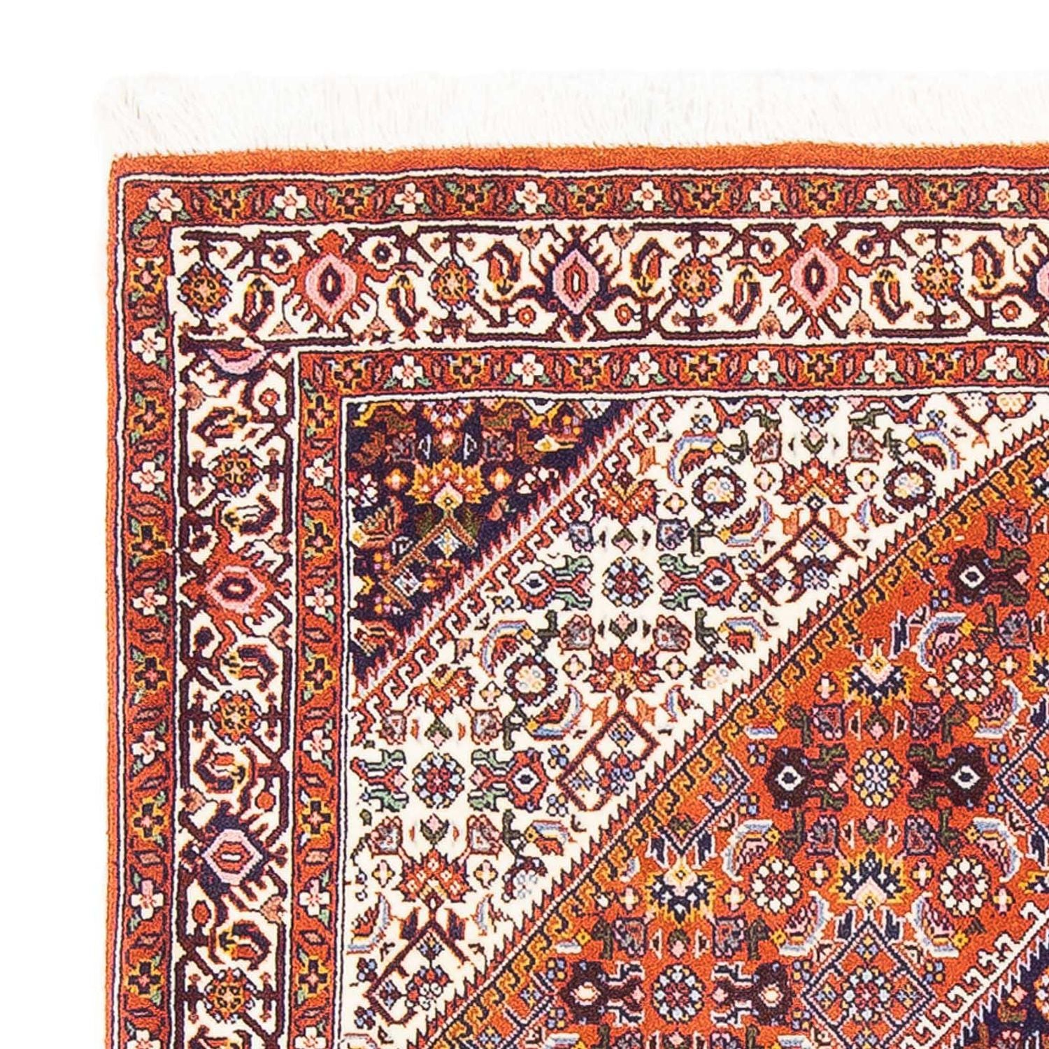 Alfombra persa - Bidjar - 160 x 101 cm - naranja
