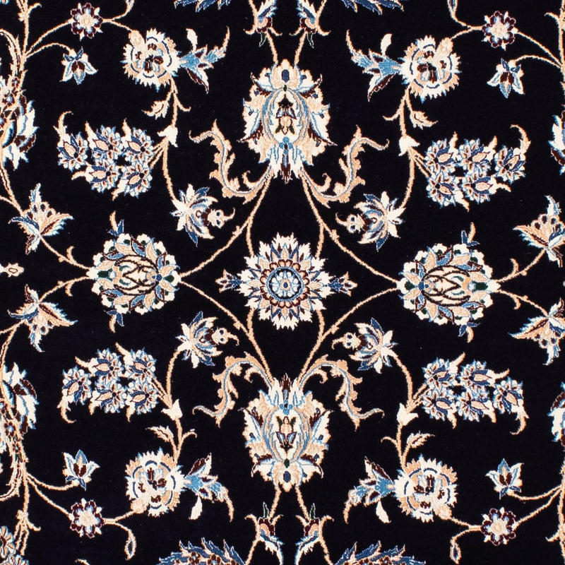 Alfombra Persa - Nain - Prima - 208 x 127 cm - azul oscuro