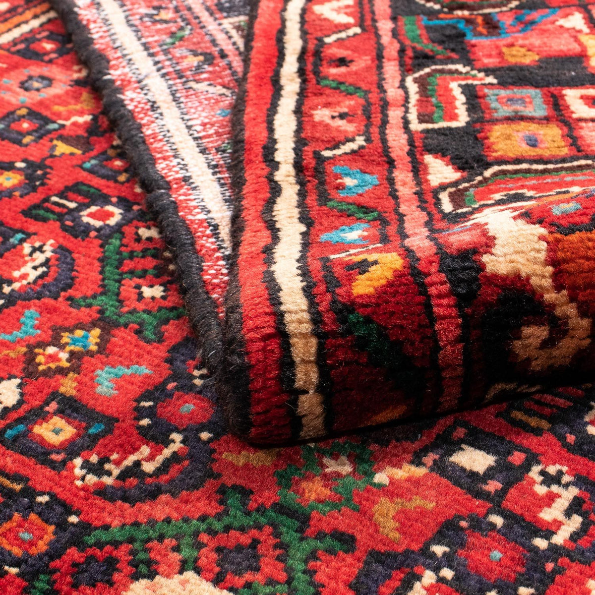 Alfombra persa - Nómada - 218 x 156 cm - rojo oscuro