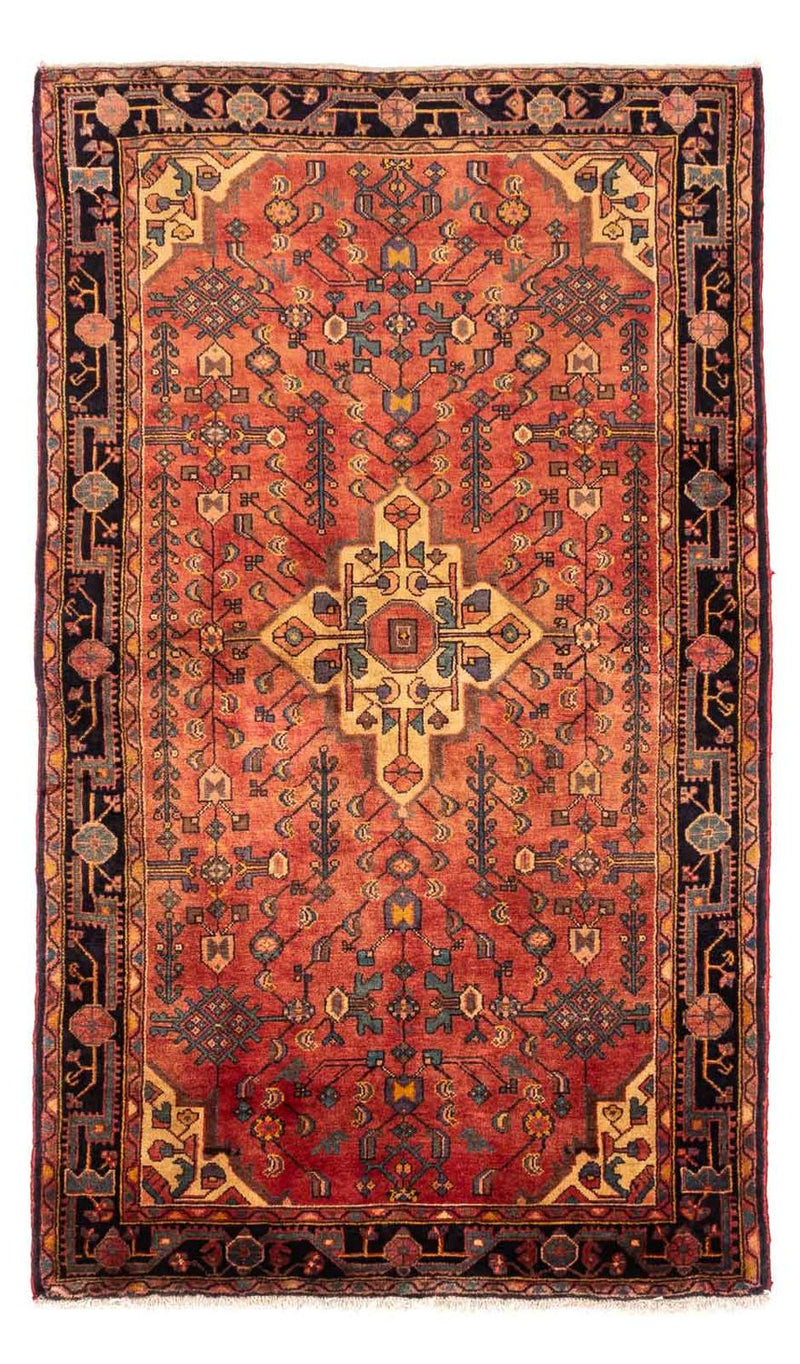 Alfombra persa - Nómada - 242 x 147 cm - rojo claro
