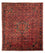Alfombra persa - Nómada - 210 x 165 cm - rojo oscuro