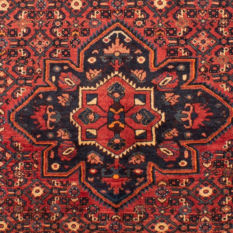 Alfombra persa - Nómada - 203 x 157 cm - rojo oscuro