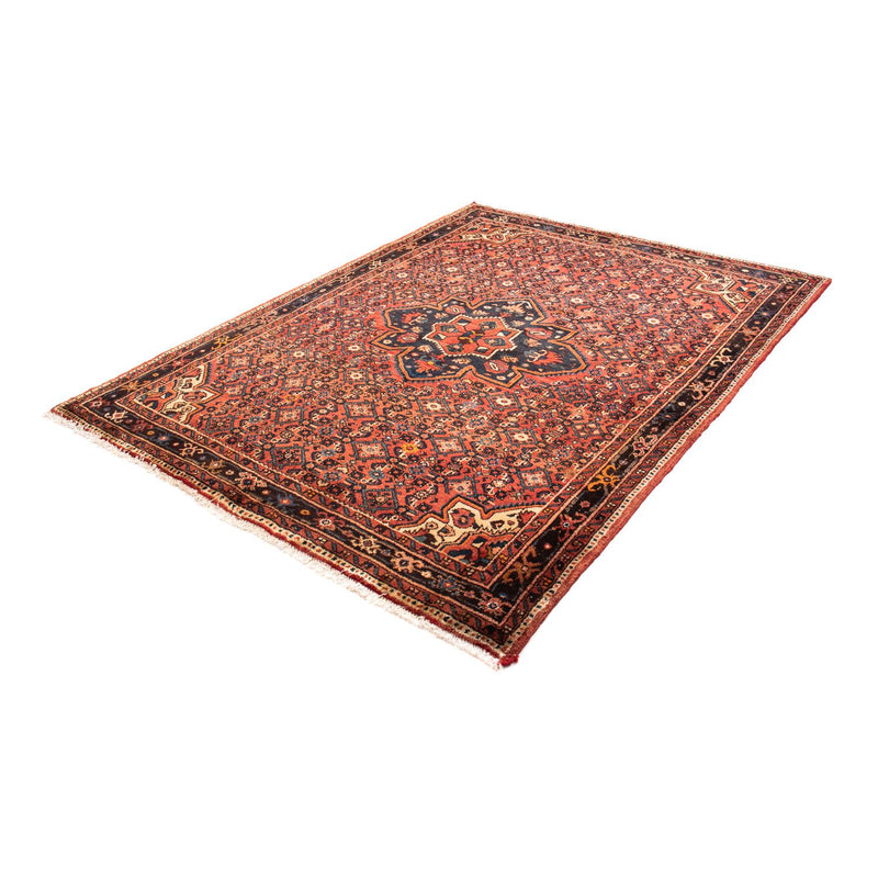 Alfombra persa - Nómada - 203 x 157 cm - rojo oscuro