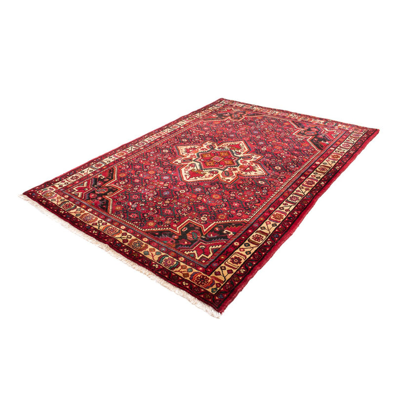 Alfombra persa - Nómada - 212 x 153 cm - rojo oscuro