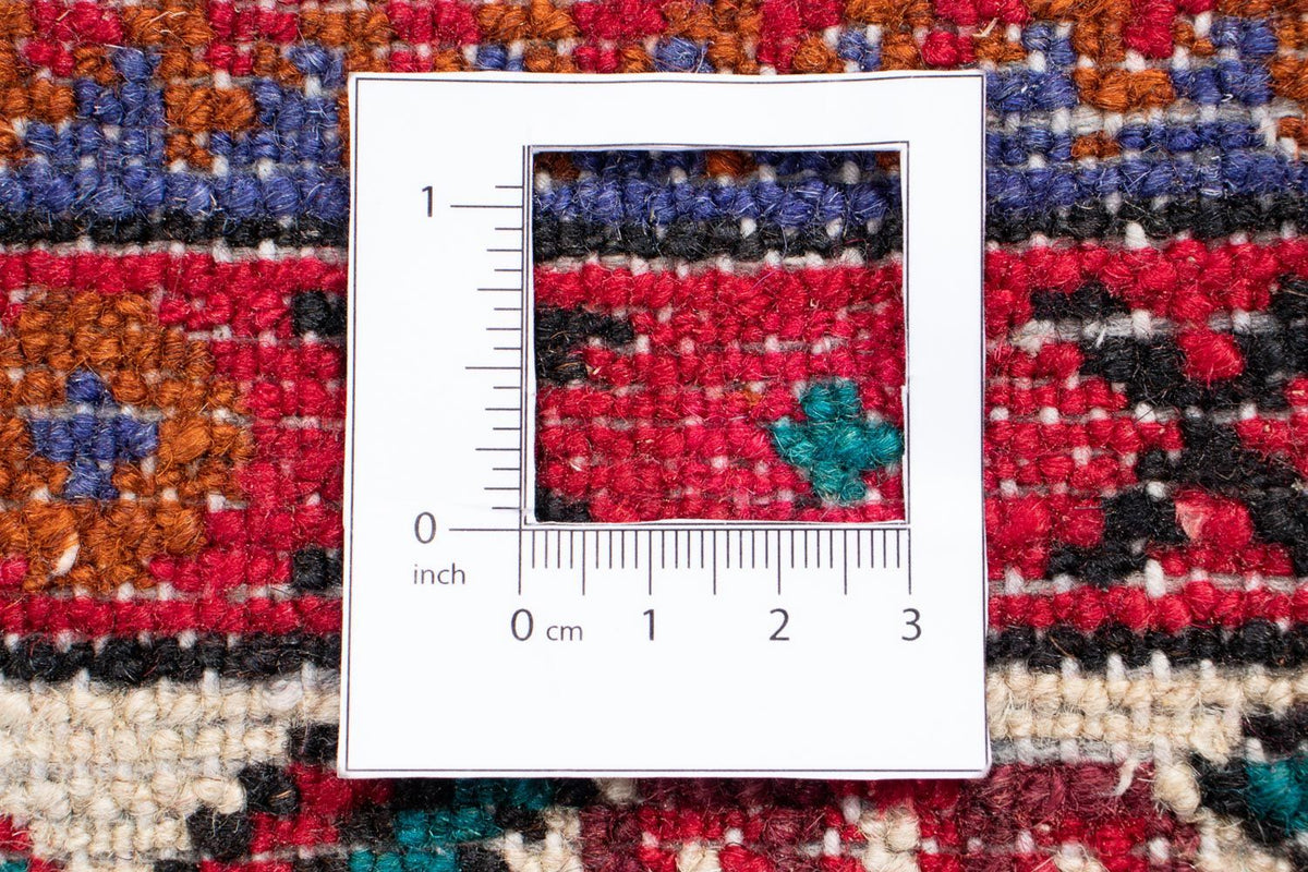 Alfombra persa - Nómada - 212 x 153 cm - rojo oscuro