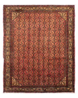 Alfombra persa - Nómada - 200 x 155 cm - rojo claro