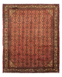 Alfombra persa - Nómada - 200 x 155 cm - rojo claro