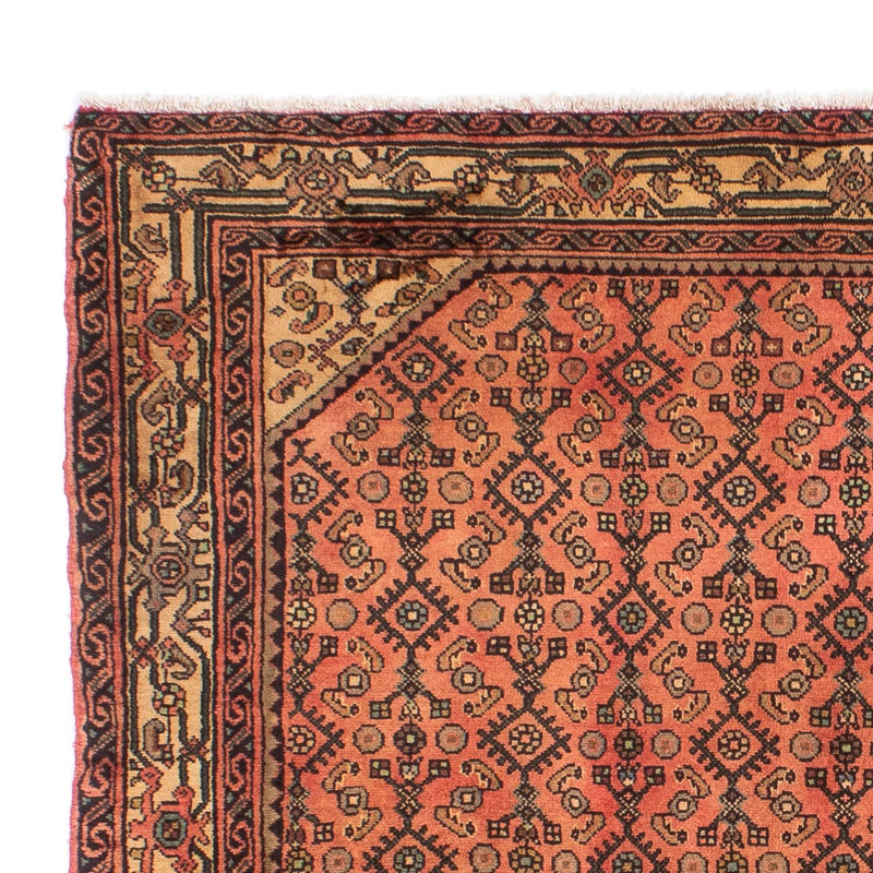 Alfombra persa - Nómada - 200 x 155 cm - rojo claro