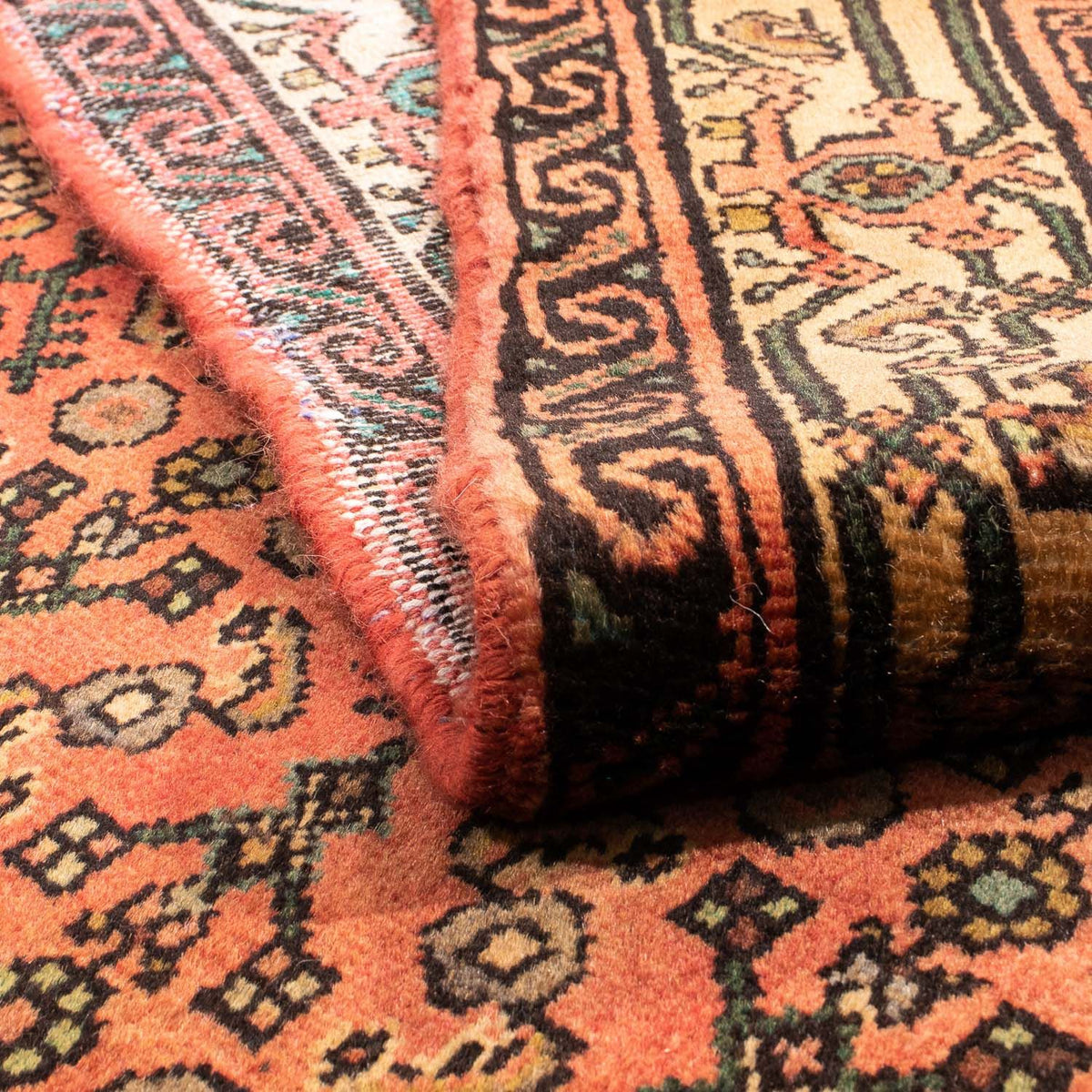 Alfombra persa - Nómada - 200 x 155 cm - rojo claro