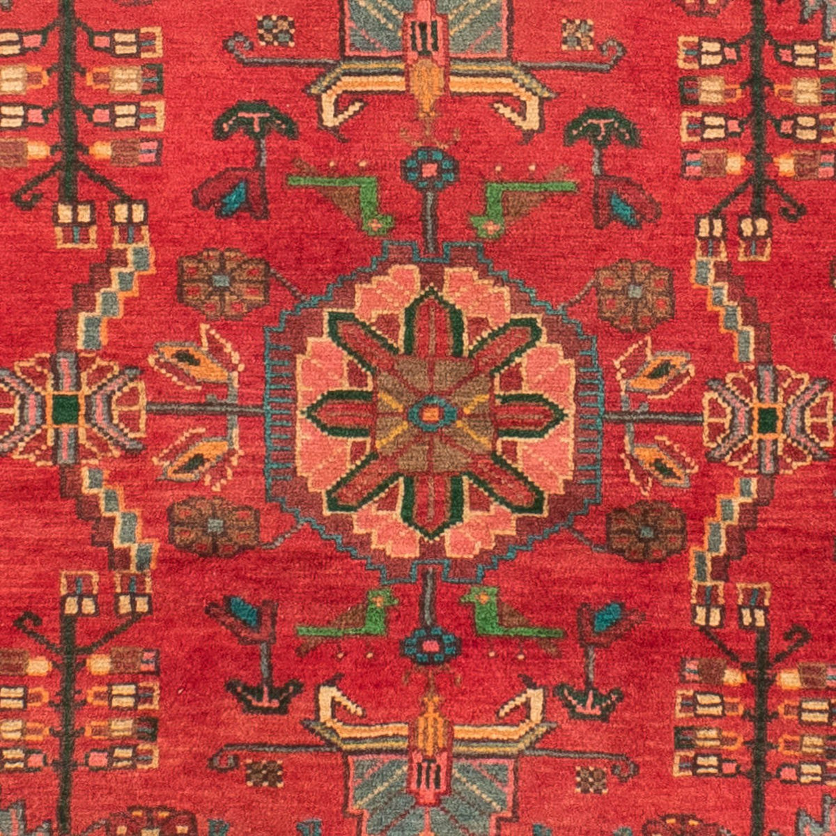 Alfombra persa - Nómada - 220 x 135 cm - rojo