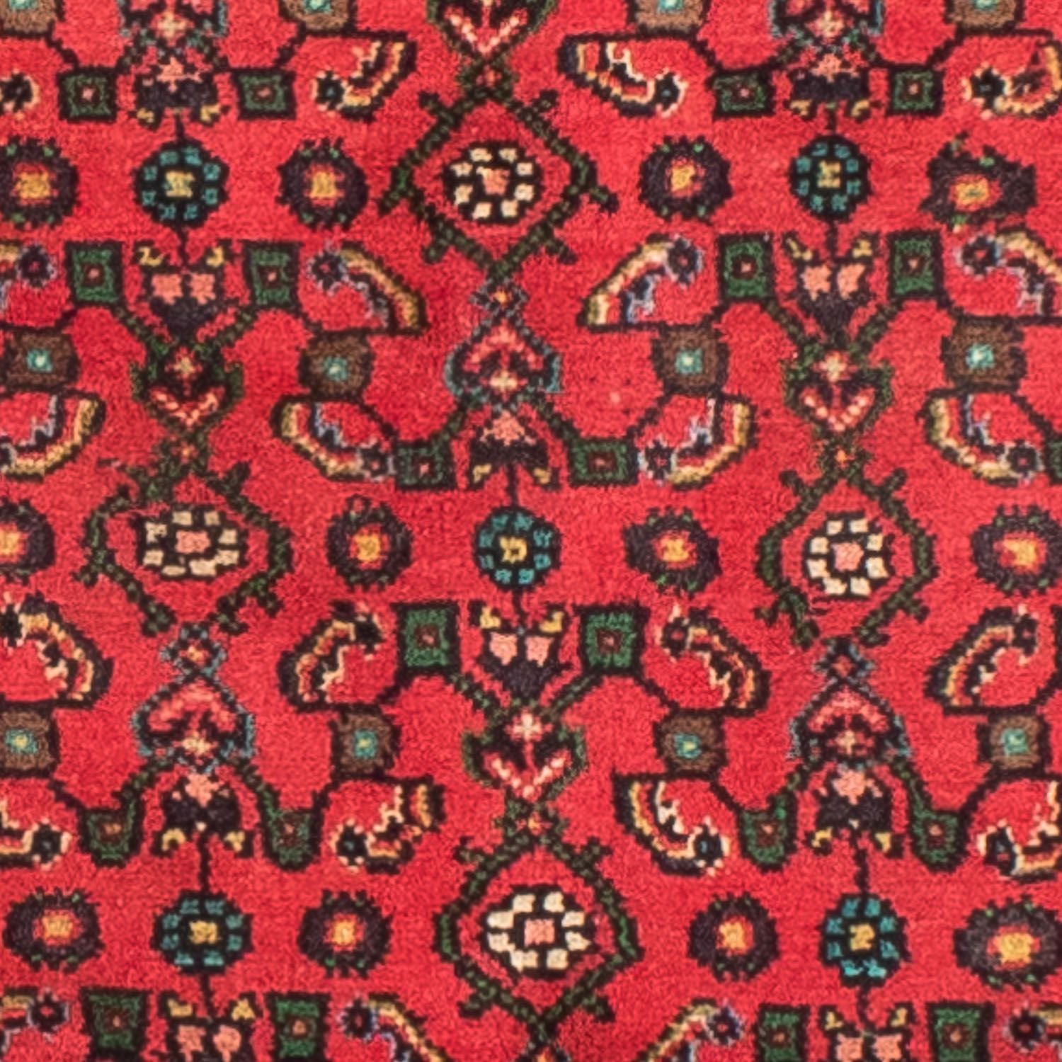 Alfombra persa - Nómada - 199 x 150 cm - rojo oscuro