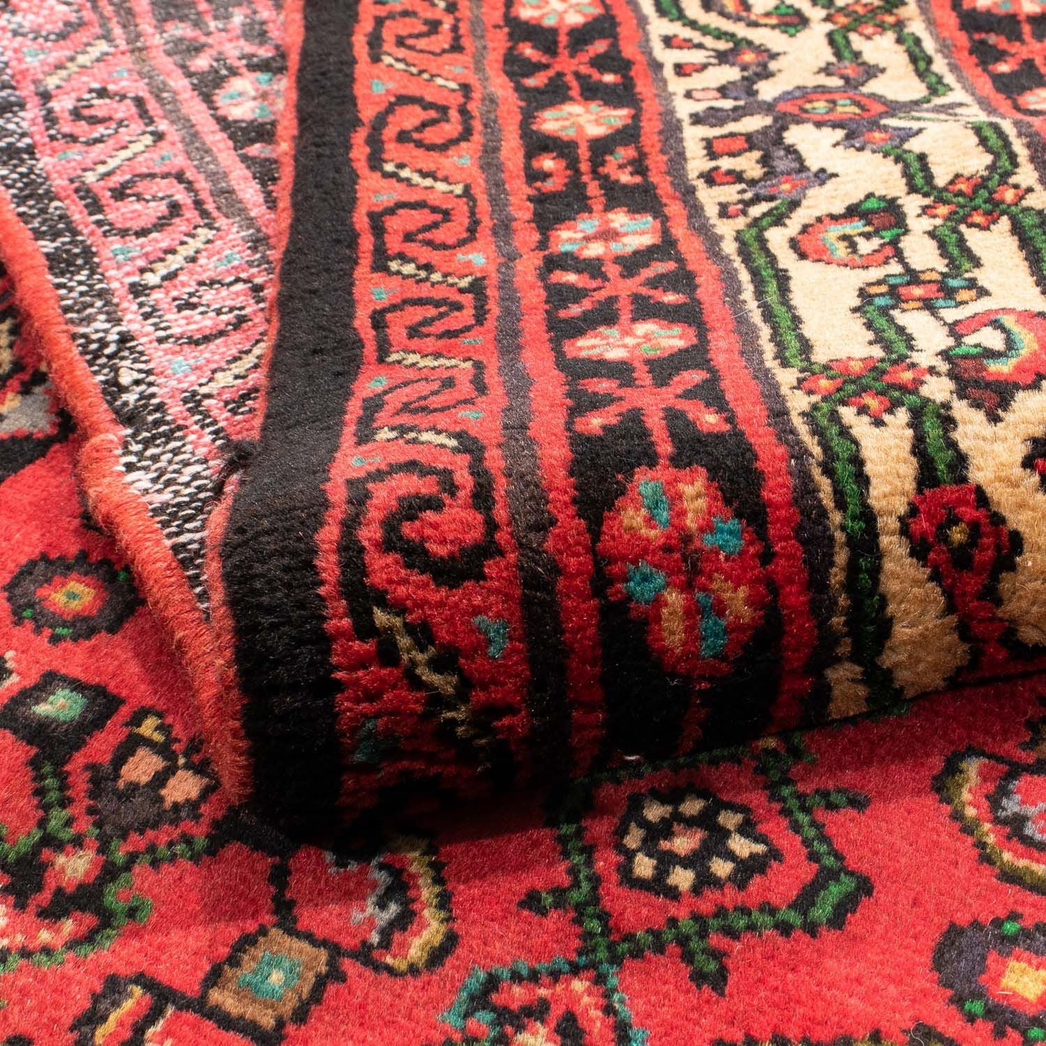 Alfombra persa - Nómada - 199 x 150 cm - rojo oscuro