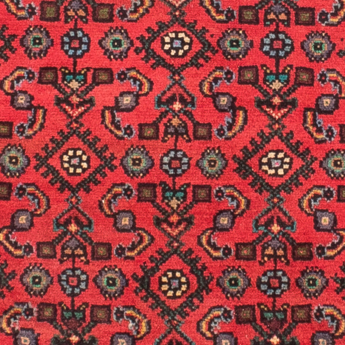 Alfombra persa - Nómada - 190 x 150 cm - rojo oscuro