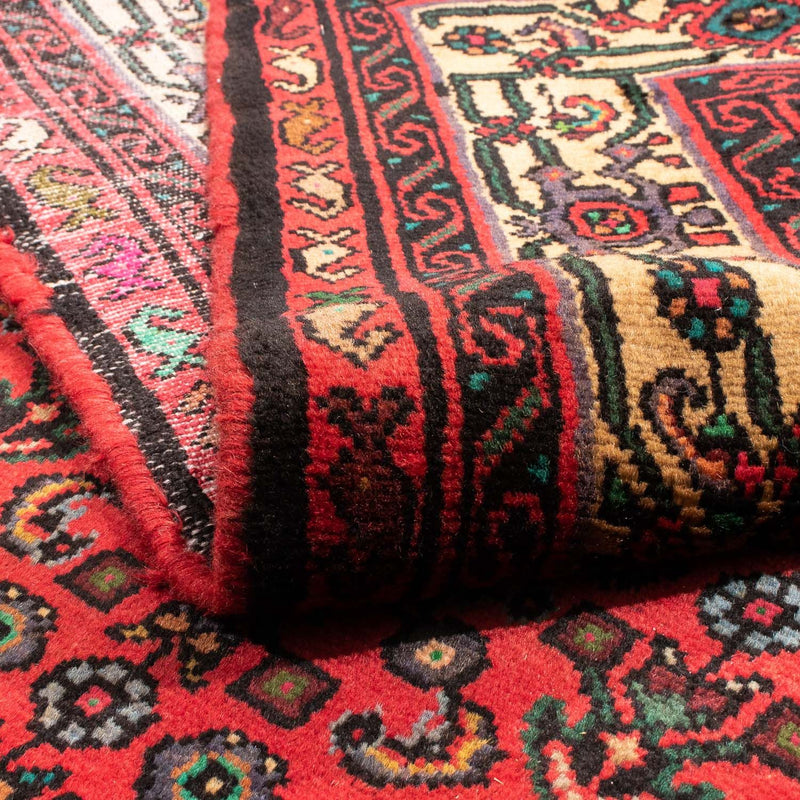 Alfombra persa - Nómada - 190 x 150 cm - rojo oscuro