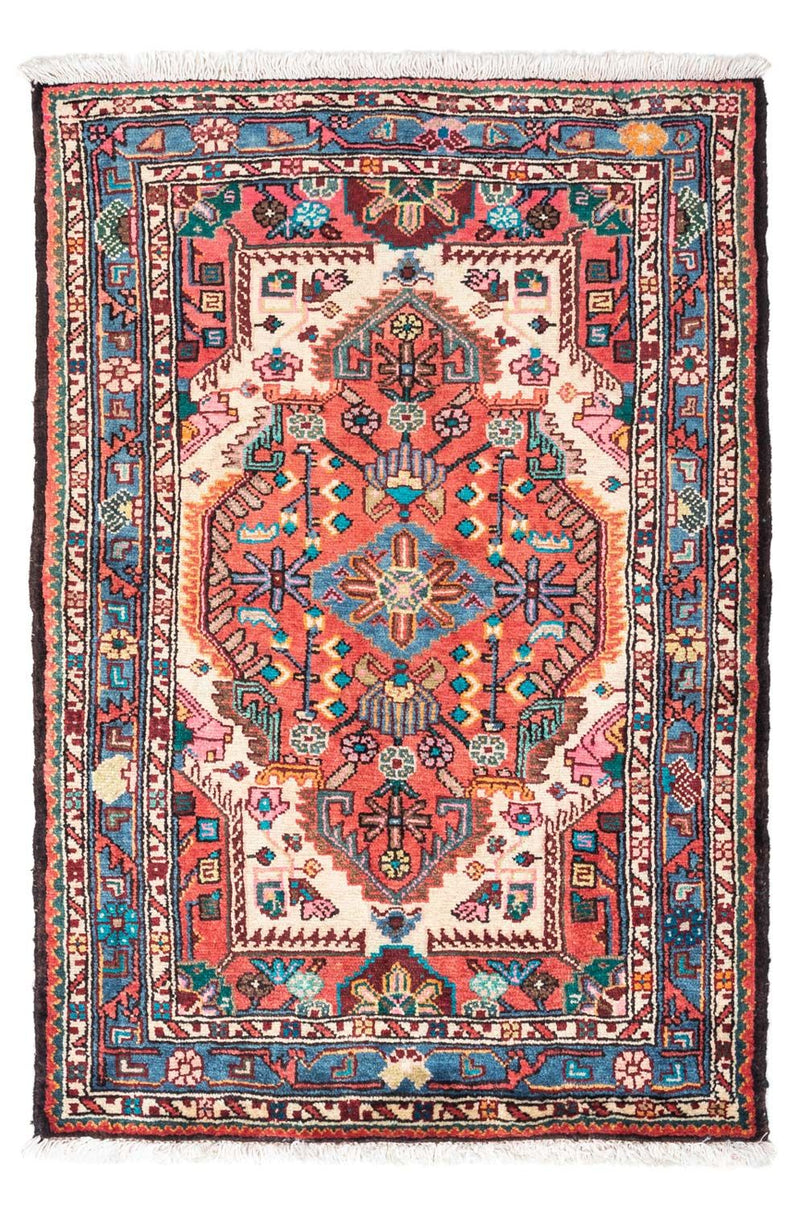 Alfombra persa - Nómada - 130 x 85 cm - rojo