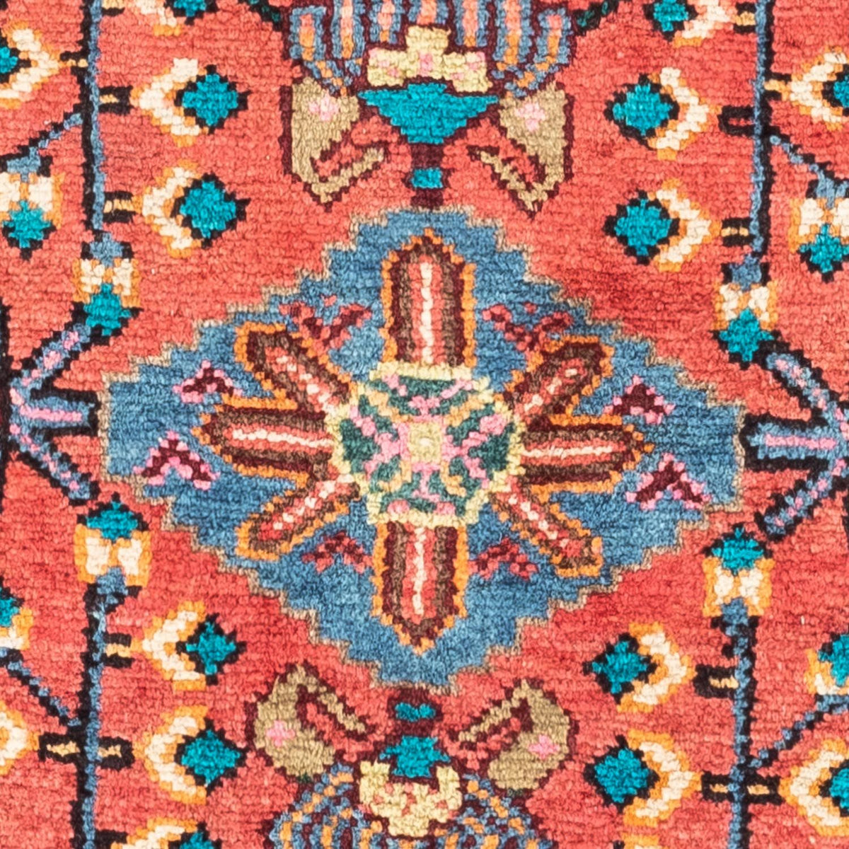 Alfombra persa - Nómada - 130 x 85 cm - rojo