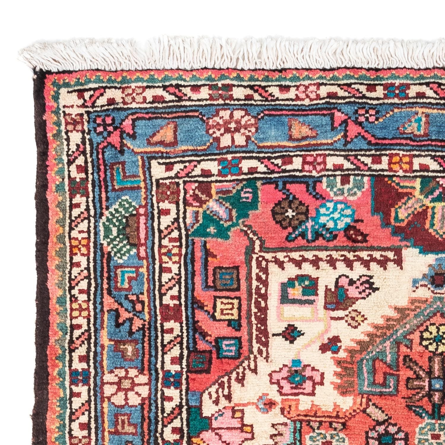Alfombra persa - Nómada - 130 x 85 cm - rojo