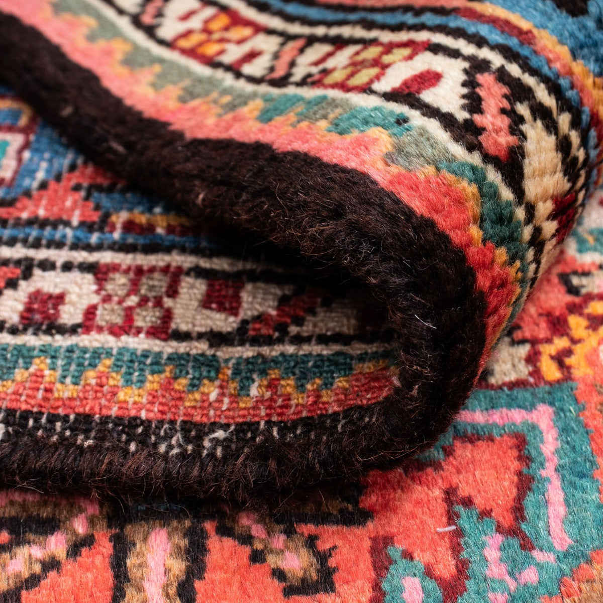 Alfombra persa - Nómada - 130 x 85 cm - rojo