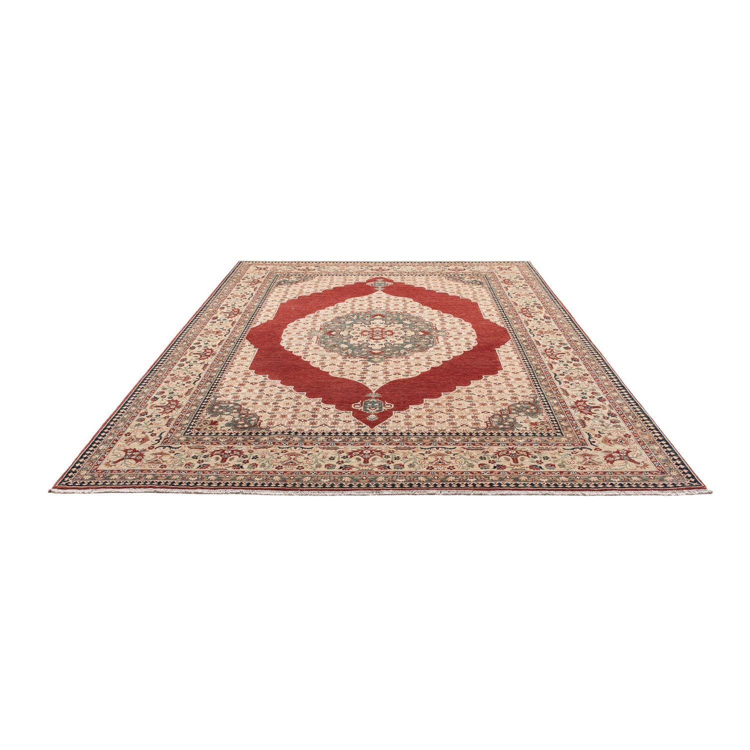 Alfombra Ziegler - 304 x 240 cm - rojo oscuro