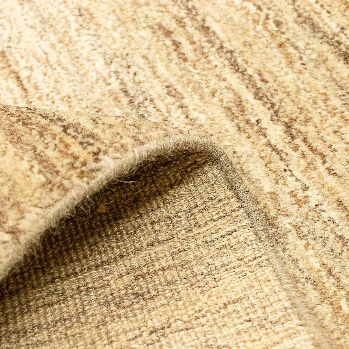 Alfombra Gabbeh - Indus - 96 x 63 cm - marrón claro