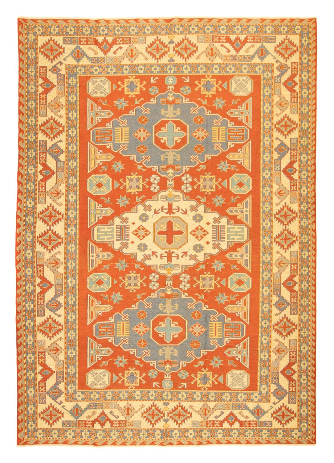 Alfombra Kelim - Oriental - 255 x 208 cm - naranja