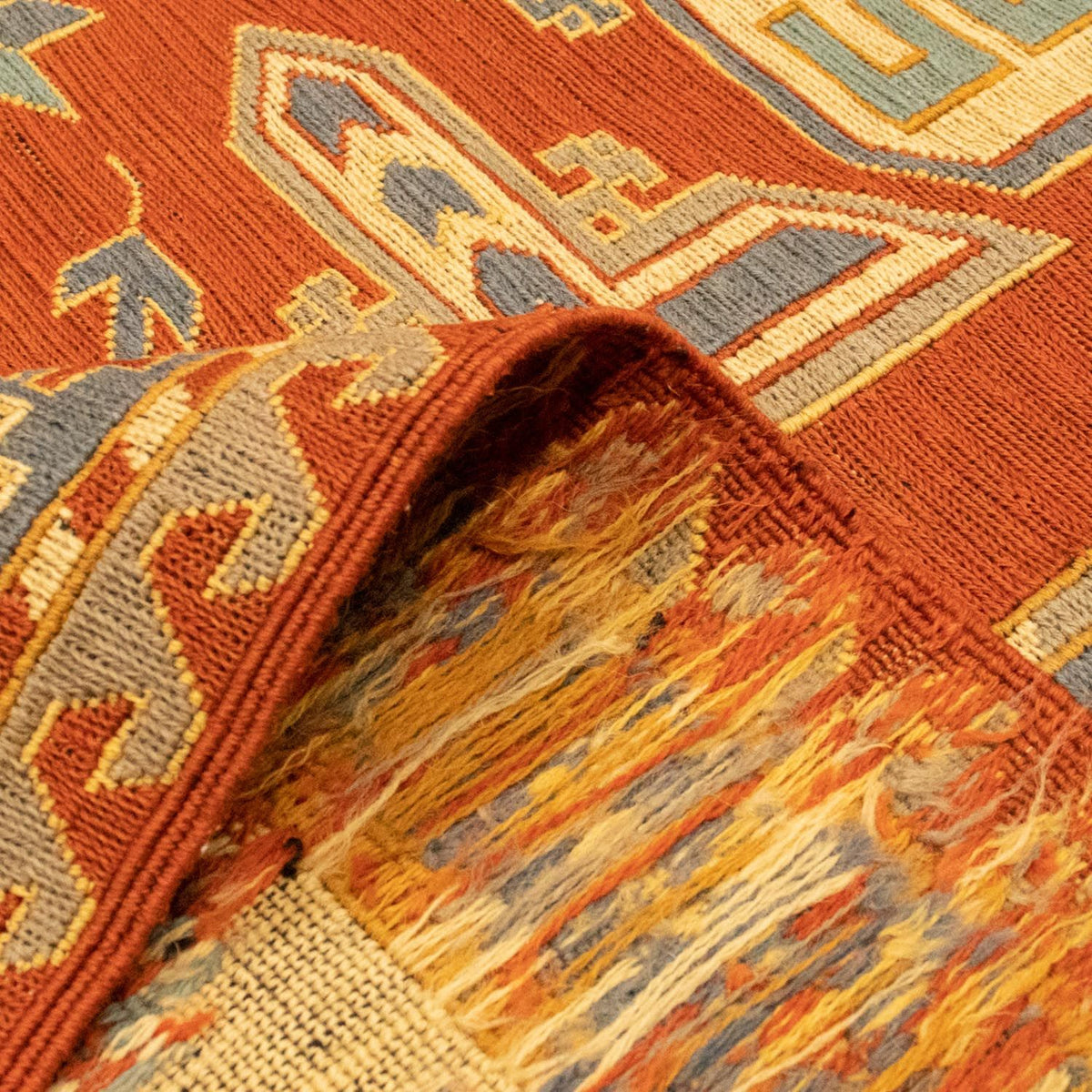 Alfombra Kelim - Oriental - 255 x 208 cm - naranja