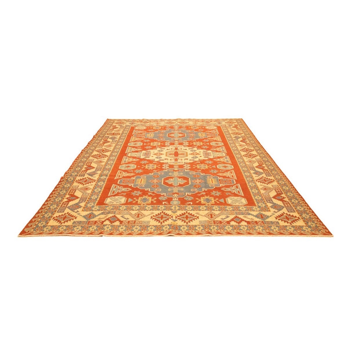 Alfombra Kelim - Oriental - 255 x 208 cm - naranja