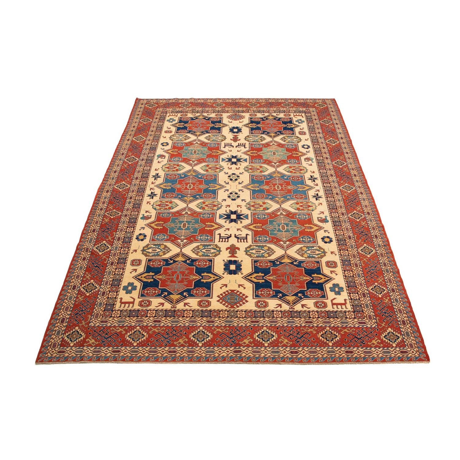 Alfombra Kelim - Oriental - 380 x 273 cm - óxido