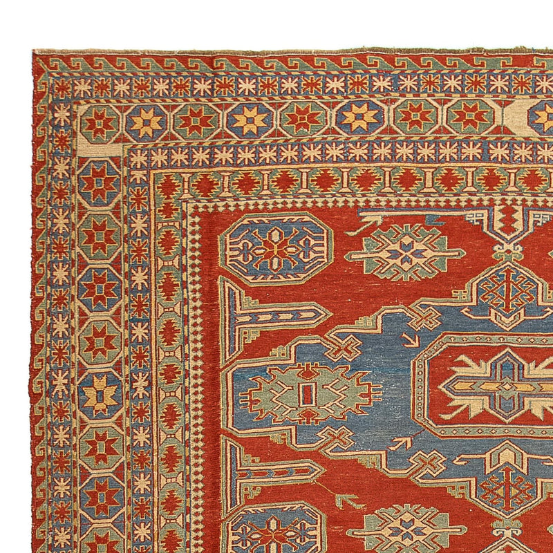 Alfombra Kelim - Oriental - 265 x 200 cm - rojo oscuro