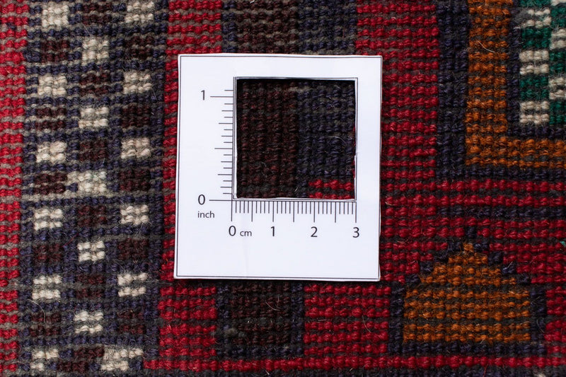 Alfombra Belutsch - 132 x 81 cm - rojo oscuro