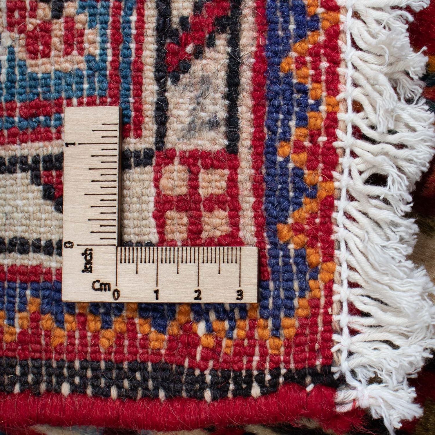 Alfombra persa - Nómada - 133 x 90 cm - rojo oscuro
