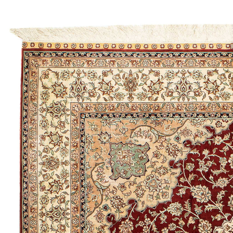 Alfombra de seda - Ghom Seda - Prima - 216 x 132 cm - azul oscuro