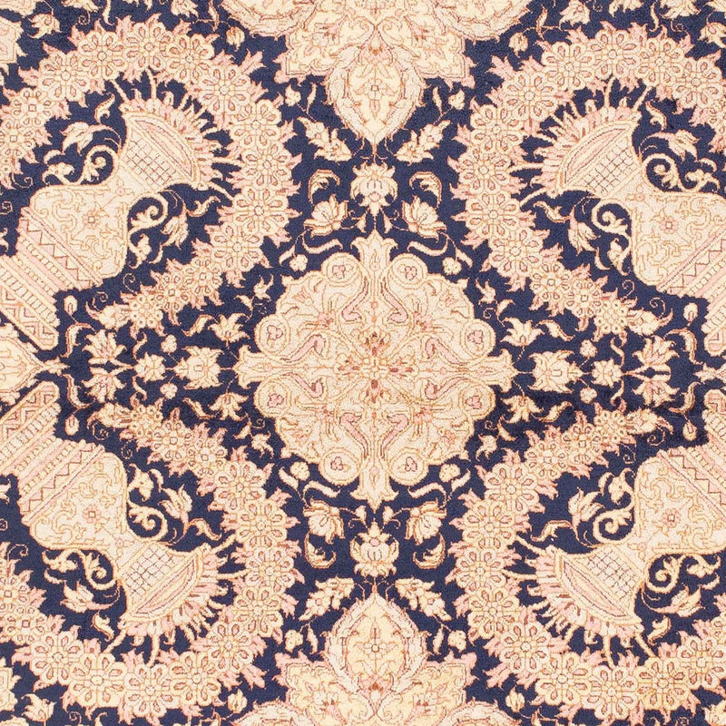 Alfombra persa - Ghom - 149 x 102 cm - marrón claro