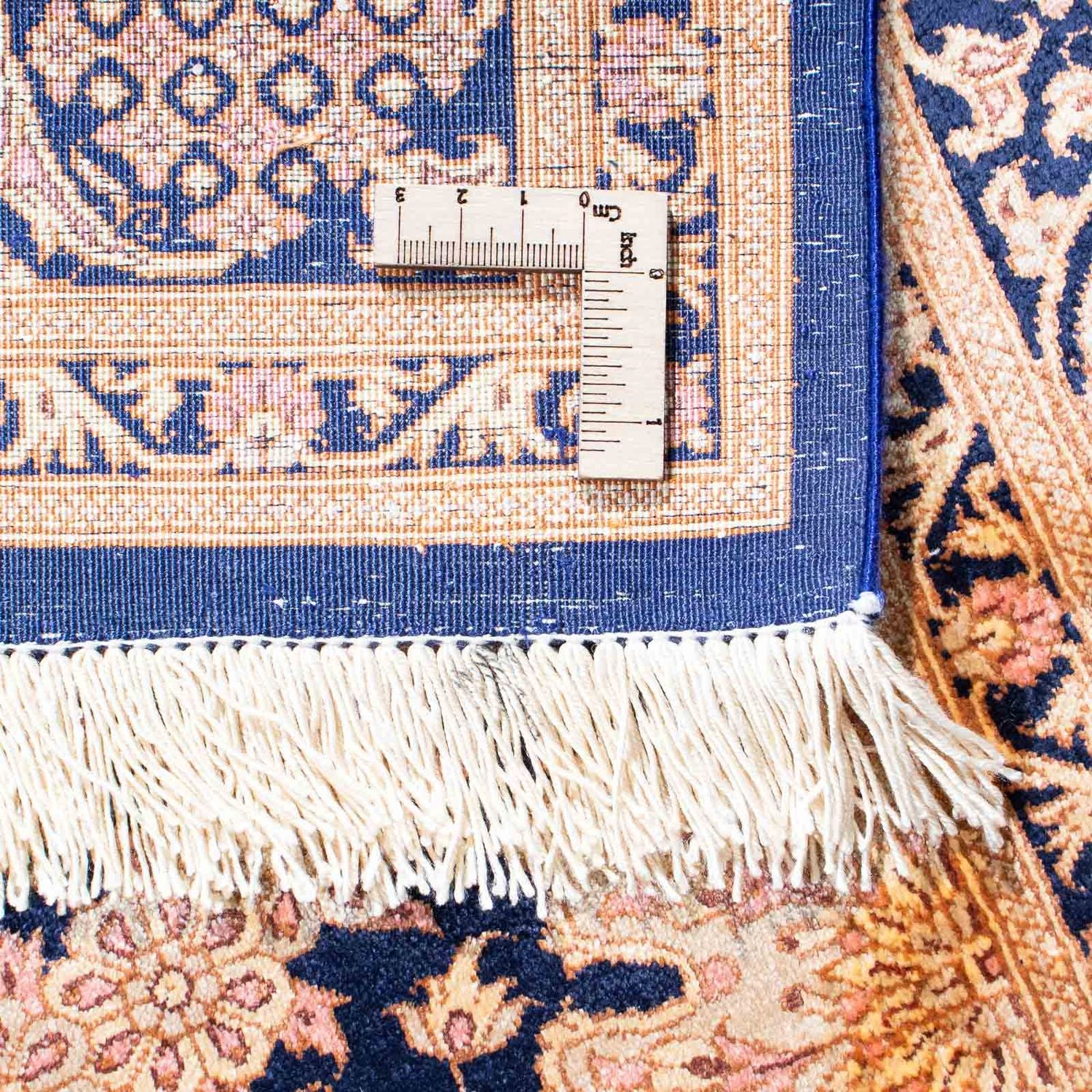 Alfombra persa - Ghom - 149 x 102 cm - marrón claro